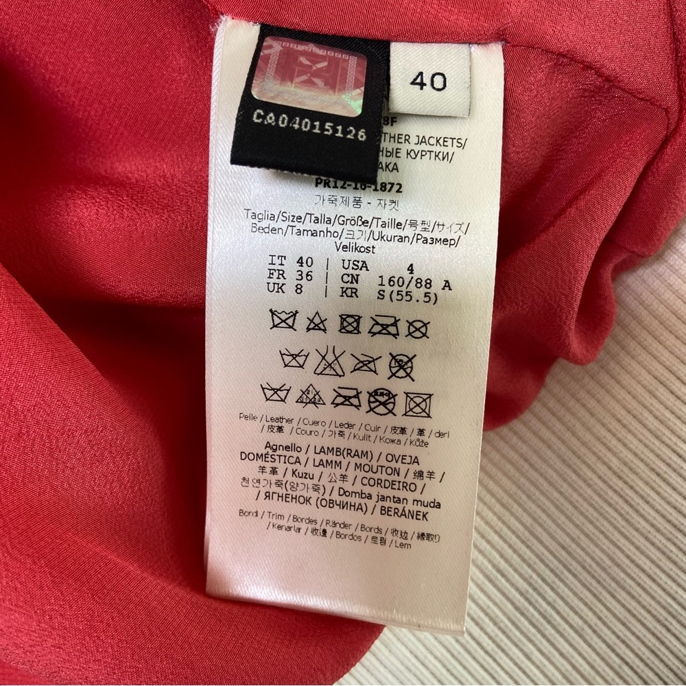 FENDI Leather Bomber Applique Jacket - Picture 8 of 13